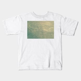 Texture of old green concrete wall for background. Cracked concrete wall. Kids T-Shirt